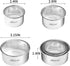 ALLTOP Circle Biscuit Cutter Set 3PC Round Stainless Steel Baking Supplies for Effortless Cookie Shaping