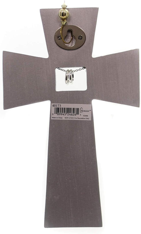 Roman Giftware Inc. 25TH Anniversary WALLCROSS, 7" H, Wedding & Anniversary, Religious, Inspirational