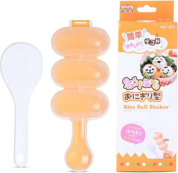 MXY Rice Ball Mould Shaker, Sushi Roll Maker Kitchen Tools for DIY Lunch