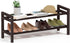 Haddockway Bamboo Shoe Rack for Closet, Free Standing Shoe Organizer with Smooth