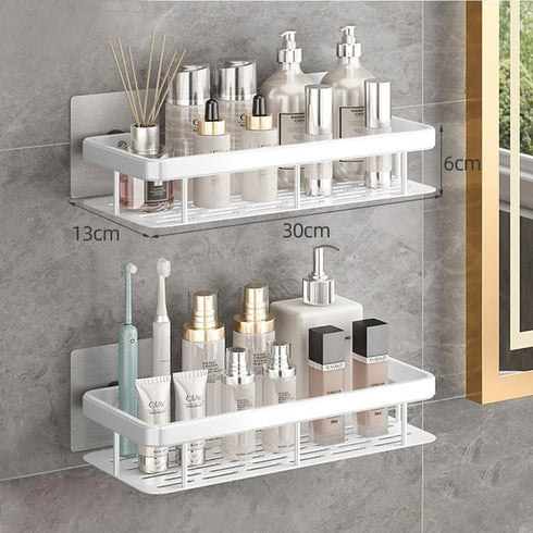Rack,2 Pack 2LWLT). lanlord Wall Mounted Shower Caddy Shelf Organizer No Drilling Adhesive Shower Shelves,Bathroom
