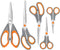 Kitchen Scissors Set, Knife-Grade Stainless Steel, TPR Comfortable Handle, Includes Poultry Shears