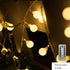 19.6FT 40LEDs ZIMINGU LED Ball String Lights, Globe Waterproof Fairy String Lights with Remote Control USB Powered