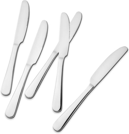 HIWARE 12-piece Good Stainless Steel Dinner Knives, 9 Inches by HIWARE