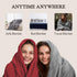 50"x60" 300GSM Cozy LaSyL Fleece Throw Blanket for Couch Dark Blue - Soft Plush Fuzzy Flannel Blanket - Lightweight