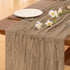 170 inch 14FT Socomi Nude Coffee Table Runner Spring Easter Cheesecloth Table Runner Cheese Cloth Boho Rustic Gauze