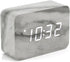 OCT17 Marble Pattern Alarm Clock, Multi-Function LED Digital Clock with USB Power Supply