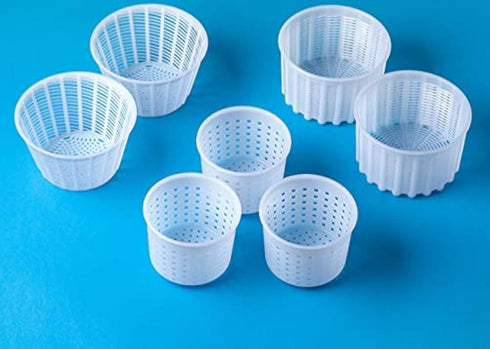 7 items Cheese making kit | Variouse cheese molds 0.25-0.6 kg for