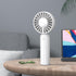 Mini Handheld Fan, Portable Battery Fan with 3 Speed, USB Rechargeable Makeup Eyelash Fan for Women Traveling