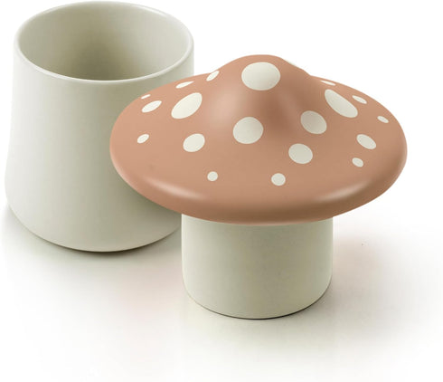 Genuine Fred FORAGE Mushroom Butter Storage Container, Unique Kitchen Accessory for Storing and Serving Butter, Fun