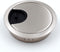 Jetland Desk Grommet for Wire Organizer - Brushed Silver, Fits 2" Hole, GBS53 (2-Pack)