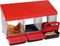 VINGLI Chicken Nesting Box 3-Compartment Roll-Out with Plastic Baskets, Egg Nesting Boxes