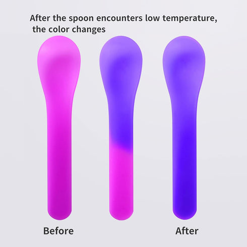 80 Color-Changing Spoons - Cake, Pudding, Birthday Celebration Spoons, Reusable, Individually Wrapped for Parties!
