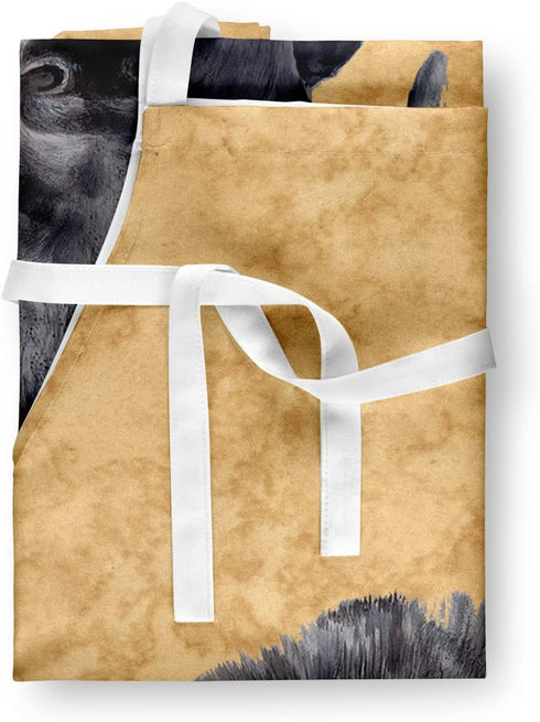 Caroline's Treasures Labrador Wipe Your Paws Apron, Large, Multicolor, Unisex