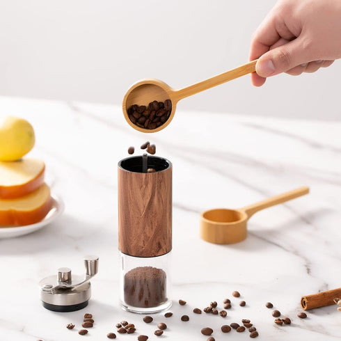 Bamboo Wooden Coffee Scoop for Jars, Minimalist Farmhouse Food Jar Scoop