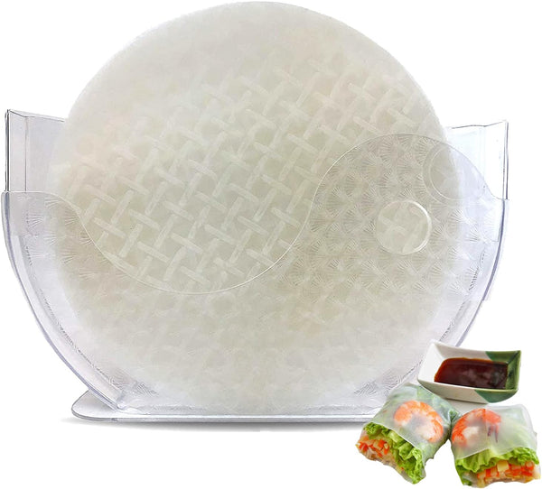 Summer Roll Water Bowl, Holder for Rice Paper Wrappers for Spring Rolls (Rice Paper Not Included)