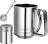 Flour Sifter Stainless Steel, 3 Cup Sifter for Baking, 3 in 1 with Powdered Sugar Shaker Duster