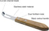 Channel Knife, Wood & Stainless Steel Lemon Peeler Zester Tool, Ultra Sharp for Citrus Fruits