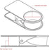 Huge Drinking Cup Holder Clip for Home Office Table Desk Side - Black, Storage for Water, Soda, Coffee Mug, Potted