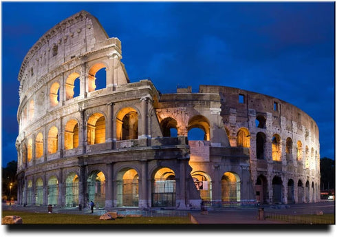 Colosseum Fridge Magnet, Rome Italy Travel Souvenir of the Roman Amphitheatre