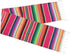 Mexican Table Runner, 14 x 84 Inch Serape for Party Wedding Decorations, Fringe Cotton