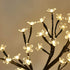PEIDUO 17.5 Inch Lighted Cherry Blossom Tree, 48 Warm White Lights for Christmas Indoor Home Decor, Tabletop Night Light