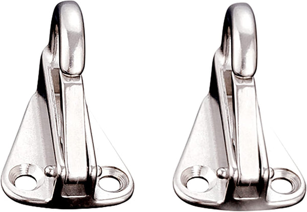 Stainless Steel 316 Fending Hooks, Fender Spring Hook Snap for Boat Sail Tug Ship Marine Hardware Accessories (2)