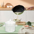 Glass Saucepan, 1350ml Glass Cooking Pot with Cover, Nonstick Soup Pot for Soup and Pasta
