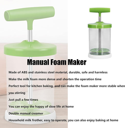 Hand Mixers, Whipping Cream Dispenser, Manual Milk Frother Creamer DIY Hand Cream Mixer for Kitchen Baking