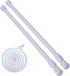 Adjustable Tension Rods for Shower, Curtain, Window, 15.7 to 28 in, 2 Pack, Spring Cupboard Bars for Kitchen Utensils