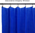 44 Pack Metal Curtain Rings with Clips, Drapery Clips with 1 in I D, Fits 6/8 in Curtain Rod, Black