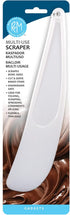 R&M International 4203 Baking Spatula Scraper, 10.75" Long, White