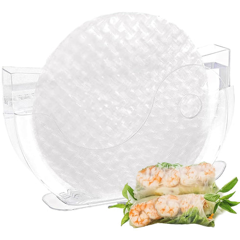 Rice Paper Water Bowl Holder - Summer Roll Water Bowl for Spring Rolls, 10.62" One Pack (Rice Paper Not Included)
