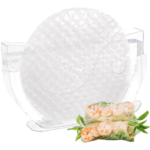Rice Paper Water Bowl Holder - Summer Roll Water Bowl for Spring Rolls, 10.62" One Pack (Rice Paper Not Included)
