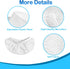 4 Pack Steam Cleaner Accessories for Most Handheld Steam Cleaner - Microfiber Cloths Cover Compatible with Bissell
