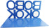 Blue Book Style Nonskid Art Bookends for Home Office