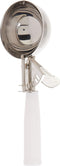 Winco ICD-6 No.6 Ice Cream Disher, White Plastic Handle