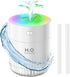 Besky Mini Portable Cool Mist Humidifier, 2 Modes with 7 Color Light for Baby Bedroom