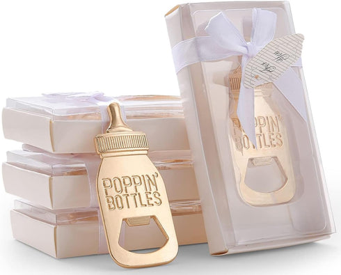 DAJAMAI Baby Bottle Openers for Baby Shower Favors, 24 Pack Bottle Openers Baby