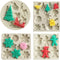 Set of 4 Christmas Fondant Molds - Xmas Cake Cupcake Decoration Silicone Chocolate Candy Mold, Christmas Decor