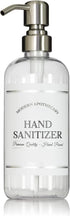 Refillable Clear PET Plastic 16 oz Empty Hand Sanitizer Bottle with Stainless