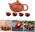 1 Set Purple Clay Teapot Set, Travel Chinese Tea Set with Teapot and Cup for Grace Tea Ceremony Accessories