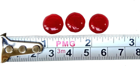 Rastogi Handicrafts Centerpieces - Glass Gems for Vase Fillers, Wedding Decoration Pebbles (Red)