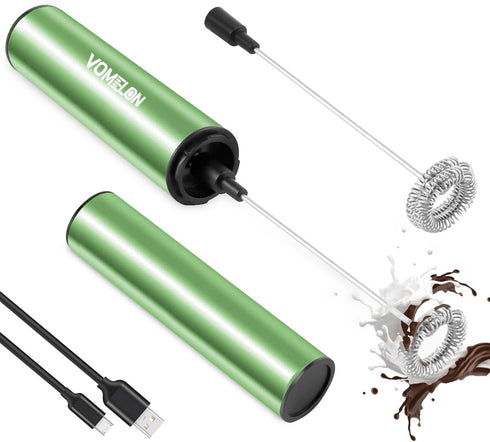 Rechargeable Milk Frother, Electric Coffee Foamer, Handheld Drink Mixer for Latte, Cappuccino, Coffee