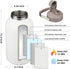 BJPKPK 1 Gallon Insulated Water Bottle, 128oz Large Jug with Metal Handle, BPA Free, Milky White