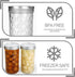 VERONES Wide Mouth Mason Jars, 22oz, 12 Pack with Lids and Bands, Ideal for Jam, Honey, Wedding Favors