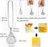 Stainless Steel Spring Coil Whisk, Hand Mixer Kitchen Tool for Mixing, Blending, Beating, Cooking
