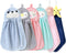 FHDUSRYO 6Pcs Cute Animals Hand Towels Set for Kitchen, Absorbent Soft Coral Velvet
