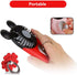 Cute Personal Mini Fan 2 Pack, Handheld & Portable USB Rechargeable with LED Light, 3 Adjustable Speeds (Red+Pink)