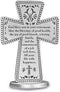 Cathedral Art God Bless Your Retirement Standing Metal Cross, 3 Inches Tall Retirement Gift by Abbey + CA Gift.